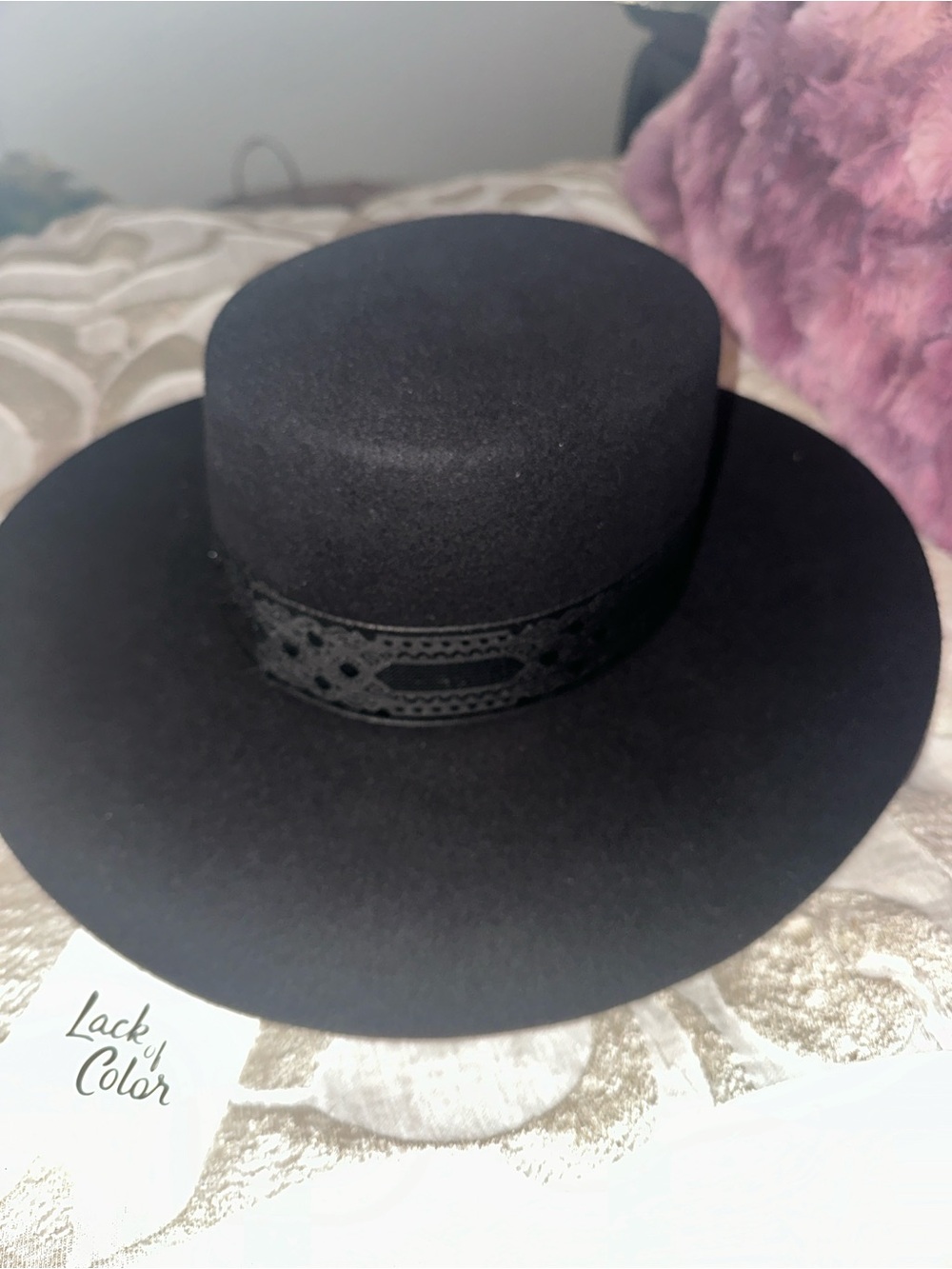 2 Lot/Bundle Lack of Color Hats - The Sierra in Black & Beige, both sz S/55cm - Picture 8 of 13